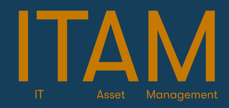 A picture of large letters spelling ITAM, below each letter is the corresponding term, which makes IT Asset Management.