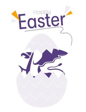 Purple Griffon Easter Egg Hunt