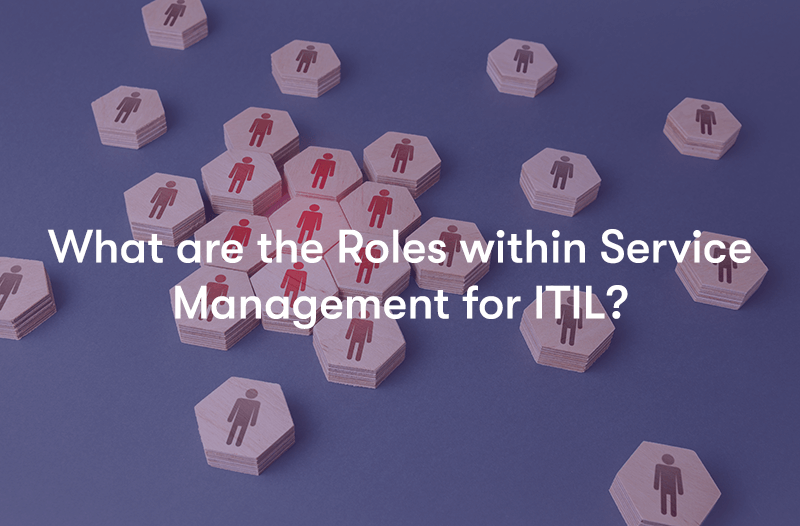 What are the roles within service management for ITIL 4?